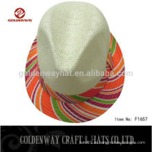 Comprar costoso naranja fedora sombreros